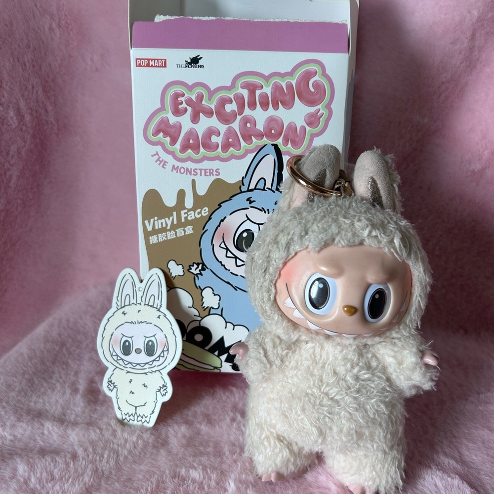 POP MART The monsters labubu Exciting Macaron